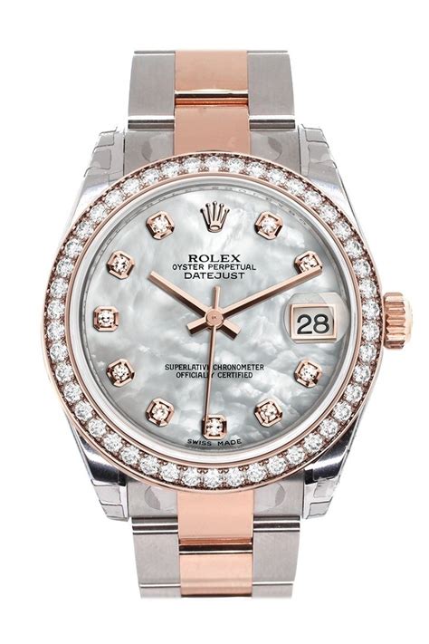 rolex datejust 178241|rolex rose gold with diamonds.